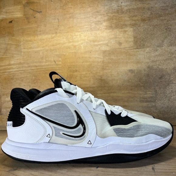 Nike Other - Nike Kyrie 5 Low TB Mens Sz 12 Basketball Shoes Sneakers White Black DO9617-100